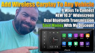 The NEW CARPURIDE 103 PRO Review & Install | Wireless Carplay AirPlay Android Auto | Touchscreen