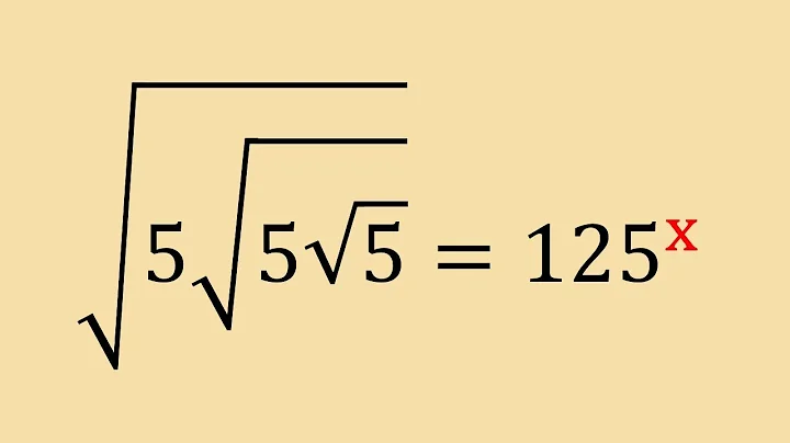 A Nice Exponential Math Olympiad Problem | Find the value of X?