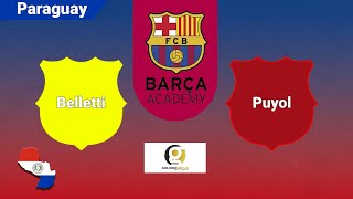 Belletti (8) - (3) Puyol | Partido Completo | Barça Academy Paraguay |