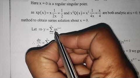 Frobenius Method part-2