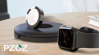 PZOZ Apple Watch 充電スタンド Apple Watch Series 6/5/4/3/2/1 シリコン 充電 クレードル ドック 収納 アップルウォッチ