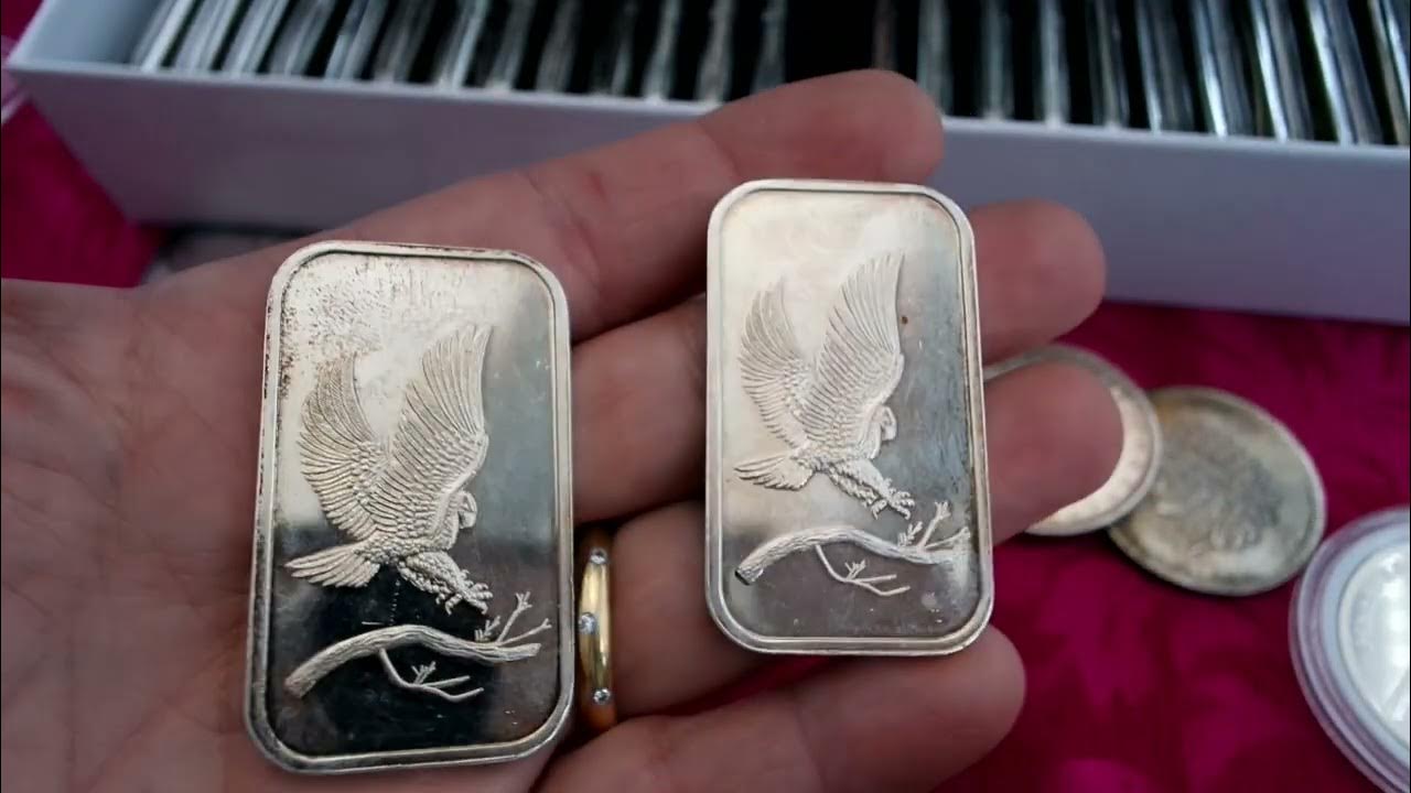 vintage-silver-bar-haul-and-dos-peso-gold-coin-gold-silverstacking