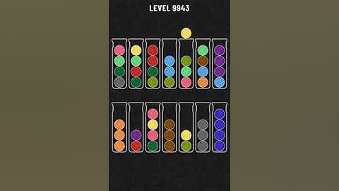 Ball Sort Puzzle Level 9943 / Water Sort Puzzle Level 9943  / all the same