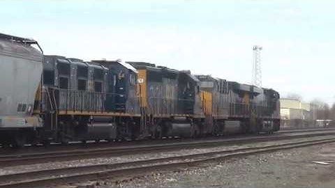 CSX Genset Switcher 1322 Trailing Q382 Train