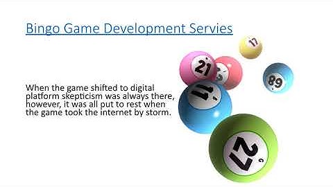 Bingo game development