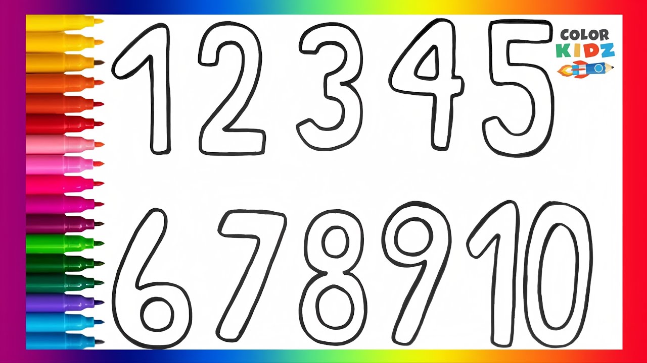 Let's Draw Numbers 1 to 10
