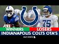 Indianapolis Colts OTAs Winners &amp; Losers Ft. Daniel Jones, Tyler Warren &amp; Shane Steichen