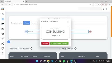 RFID Charge Screen Overview | RFIDify.com Cashless Payments and RFID Event Ticketing | Sign Up FREE!