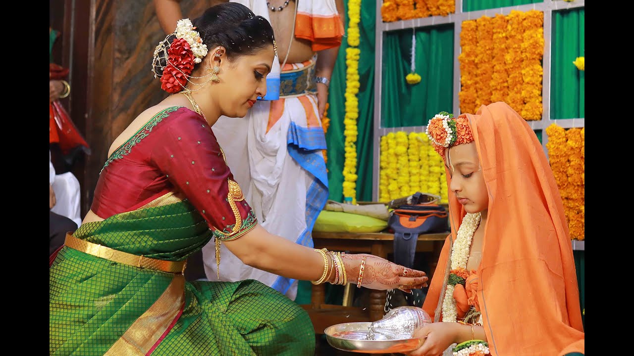 Cinematic Video Brahmopadesham Adhoksaj Konkani GSB Upanayana Munji Thread