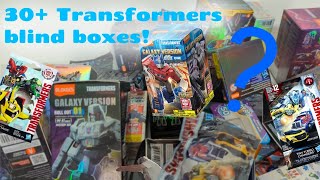 Opening 30+ Transformers blind boxes! (Blokees, Tiny Turbo changers, and more!)