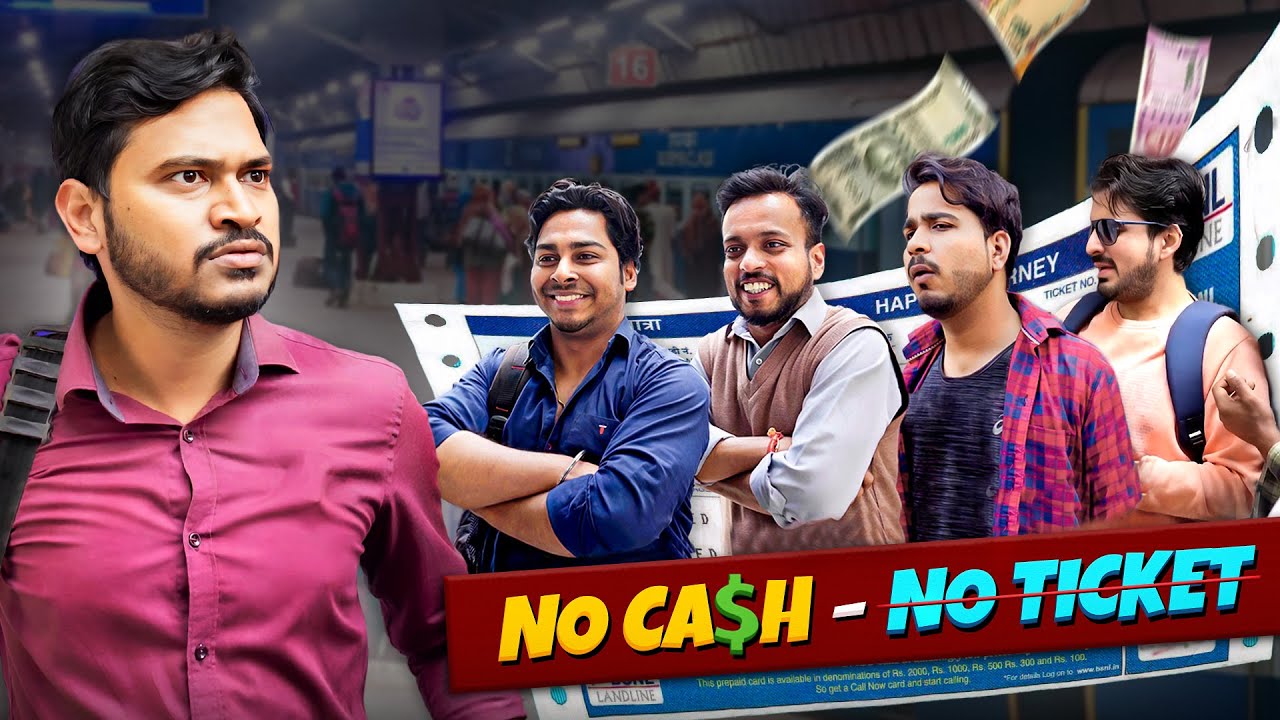 Indians at Railway Platform |No Cash No Ticket | Flying Teer