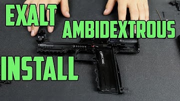 Exalt Ambidextrous Magazine Release Install - 4K