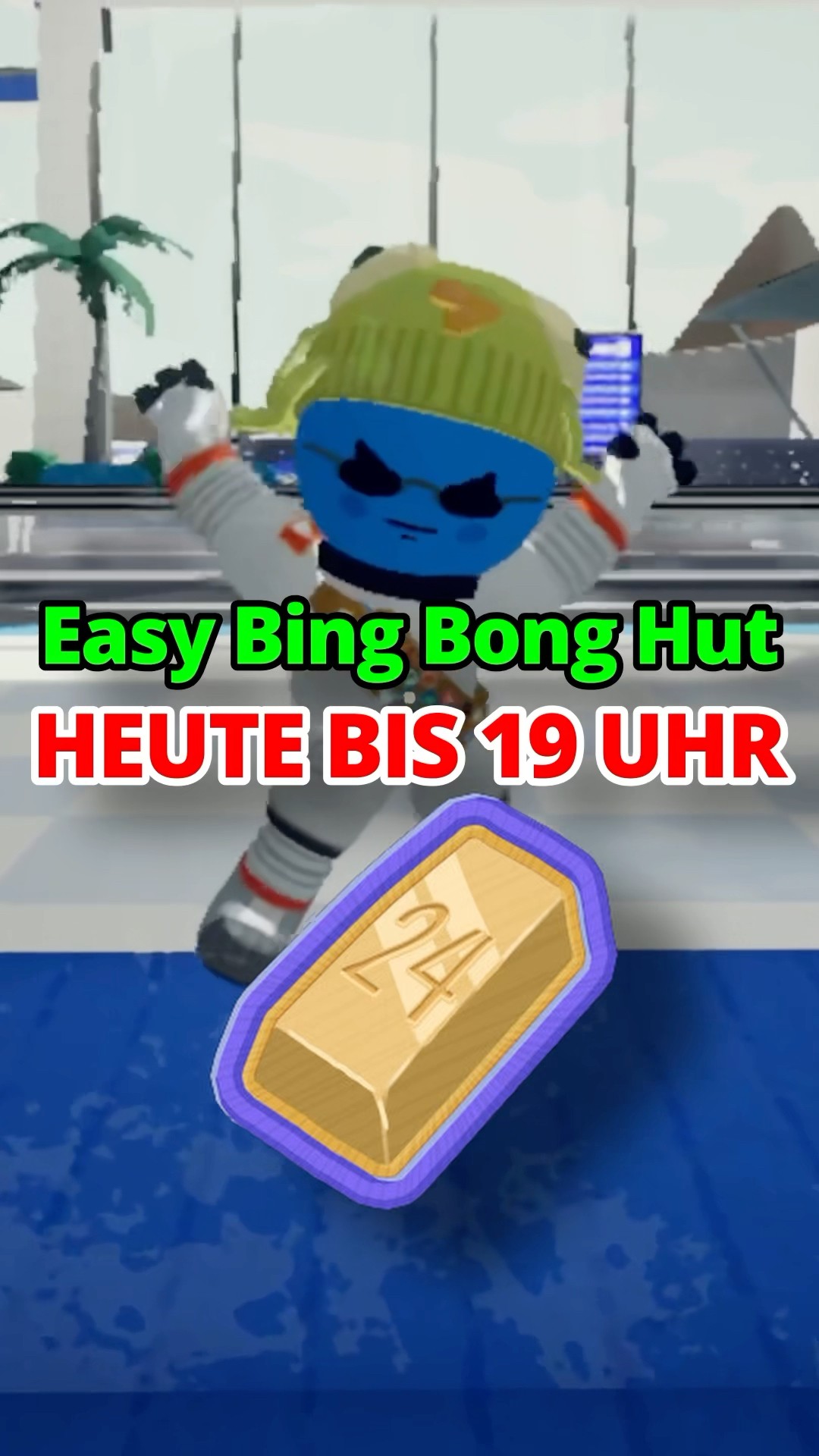 EASY Bing Bong Hut 24 Karat Abzeichen Nur Bis 19 Uhr PEAKgame Oardefault 