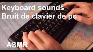 ASMR français - Je tape sur mon clavier de PC // Keyboard sounds screenshot 2