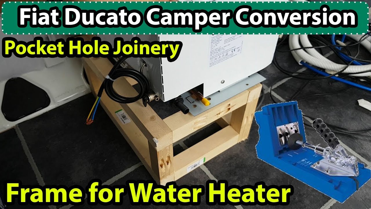 Building a Stand for Propex Malaga 5E Water Heater Using Kreg K4 Pocket