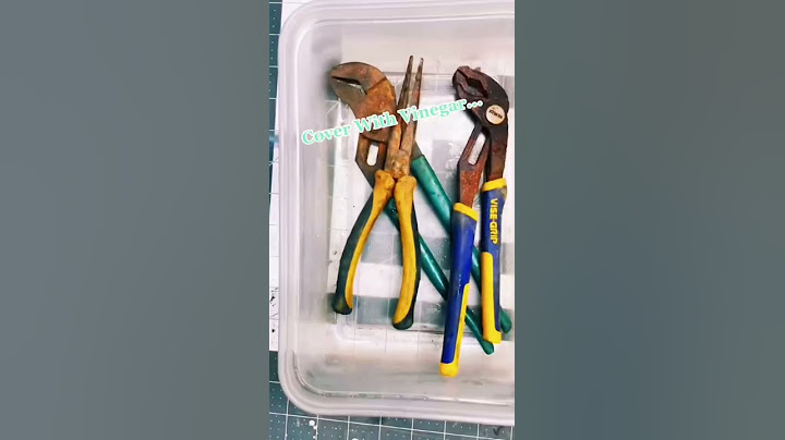 How to restore your old rusted hand tools!