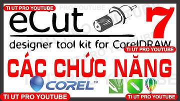 eCut 7 new CorelDraw 2025 TOOLS MACRO PLUGIN NEON CNC MICA LEDTOOL #coreldraw #ecut #logo #adobe