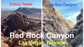Red Rock Canyon, Calico Tanks//Ice Box Canyon Hike, Las Vegas, Nevada