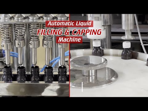 Automatic Liquid Filling and Capping Machine | Automatic Bottle Filling ...