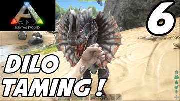 ARK Survival Evolved - E06 "Dilo Taming!" (Gameplay / Playthrough / 1080p)