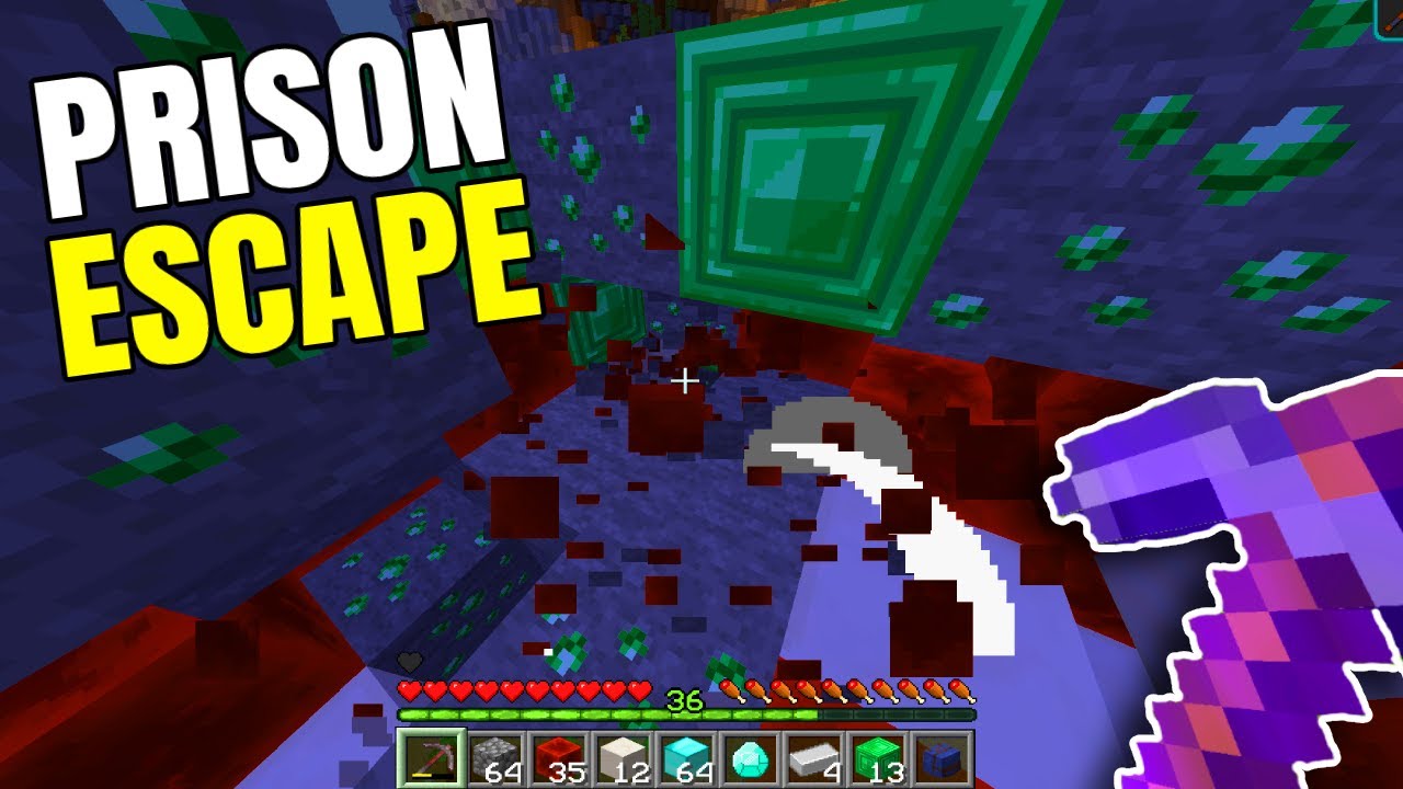 ESCAPING OP MINECRAFT PRISON | Minecraft SnapCraft Prison Server - YouTube