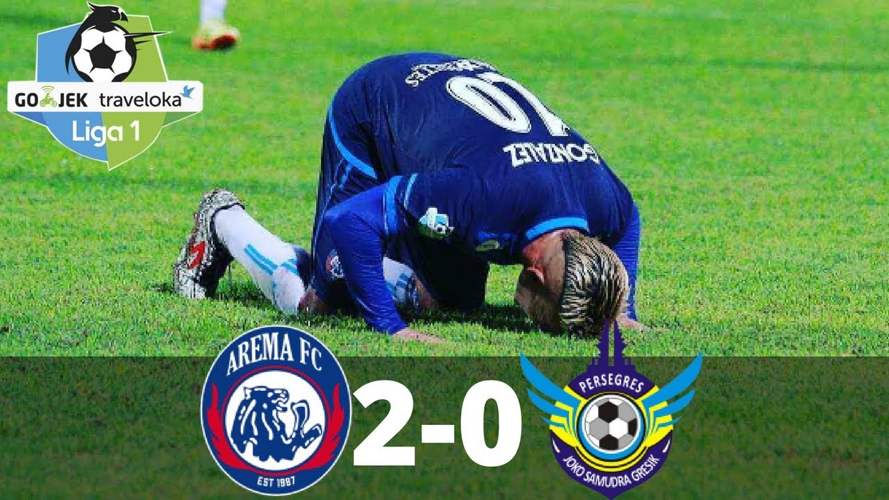 Arema FC vs Persegres Gresik United 2-0 - All Goals & Highlight - Liga