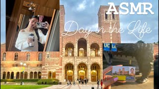 asmr ramble vlog - day in the life of a UCLA student 🐻💙💛 // ft. Dossier