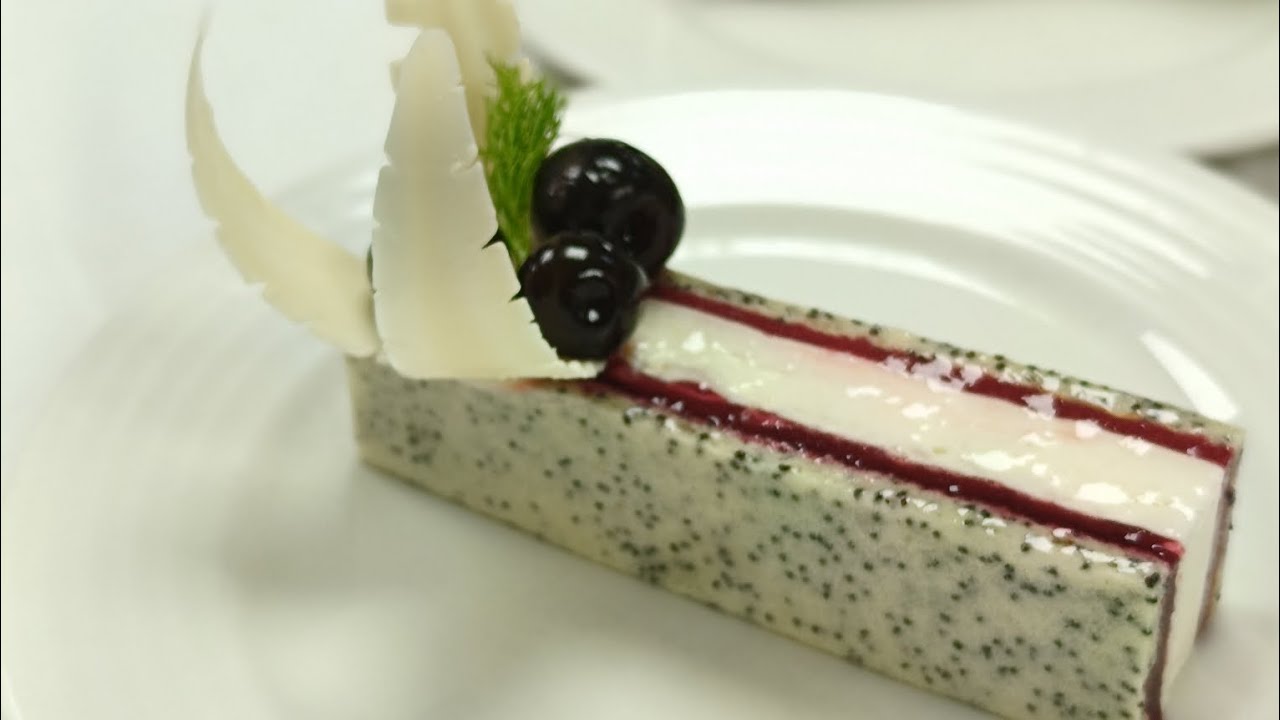 recette de gâteau finger biscuit grain de pavot insert de cerise