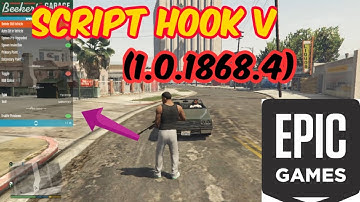 Update: Script Hook V for Epic Games: Version(1.0.1868.4)| Unofficial release| Swiftfox YT