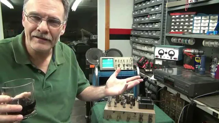 Vintage Merrell 6V6 Tube audio stereo amp Restoration repair demo D-lab