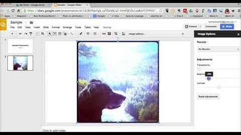 How to add color filters to images in Google Slides