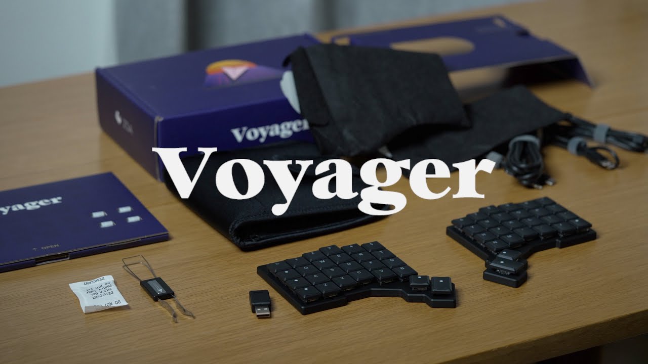 ZSA Voyager LowProfile Split Keyboard Unboxing YouTube