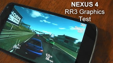 Nexus 4 - Real Racing 3 - Low/Medium/Extra High - Graphics FPS Test