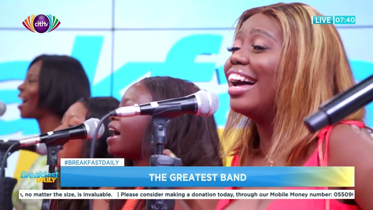 The Greatest Band performs on 