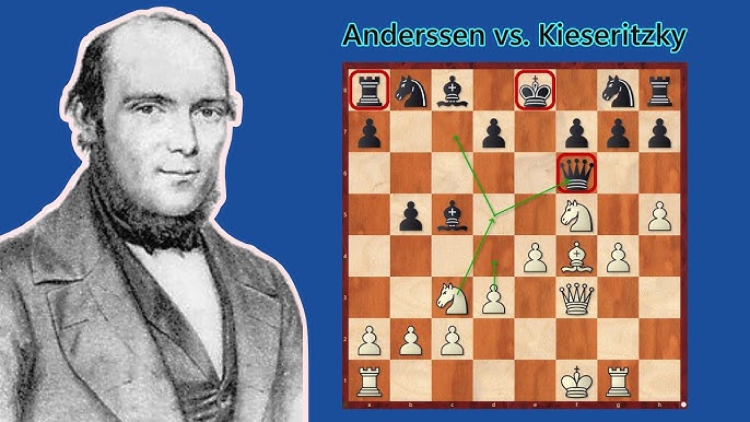 Adolf Anderssen vs. Lionel Kieseritzky June 21, 1851 London  - NPR