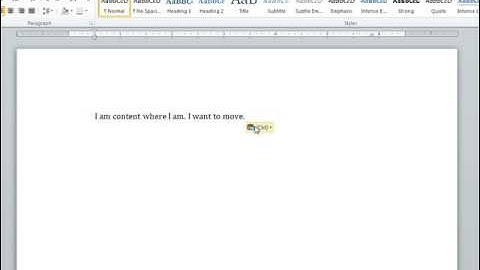 Cut copy and paste by using the keyboard shortcuts