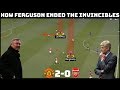 The Day Sir Alex Ferguson Ended The Invincibles | Tactical Analysis: Manchester United 2-0 Arsenal |