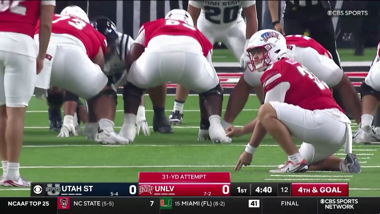 🏈 HIGHLIGHTS: UNLV's 29-26 OT win over Utah State