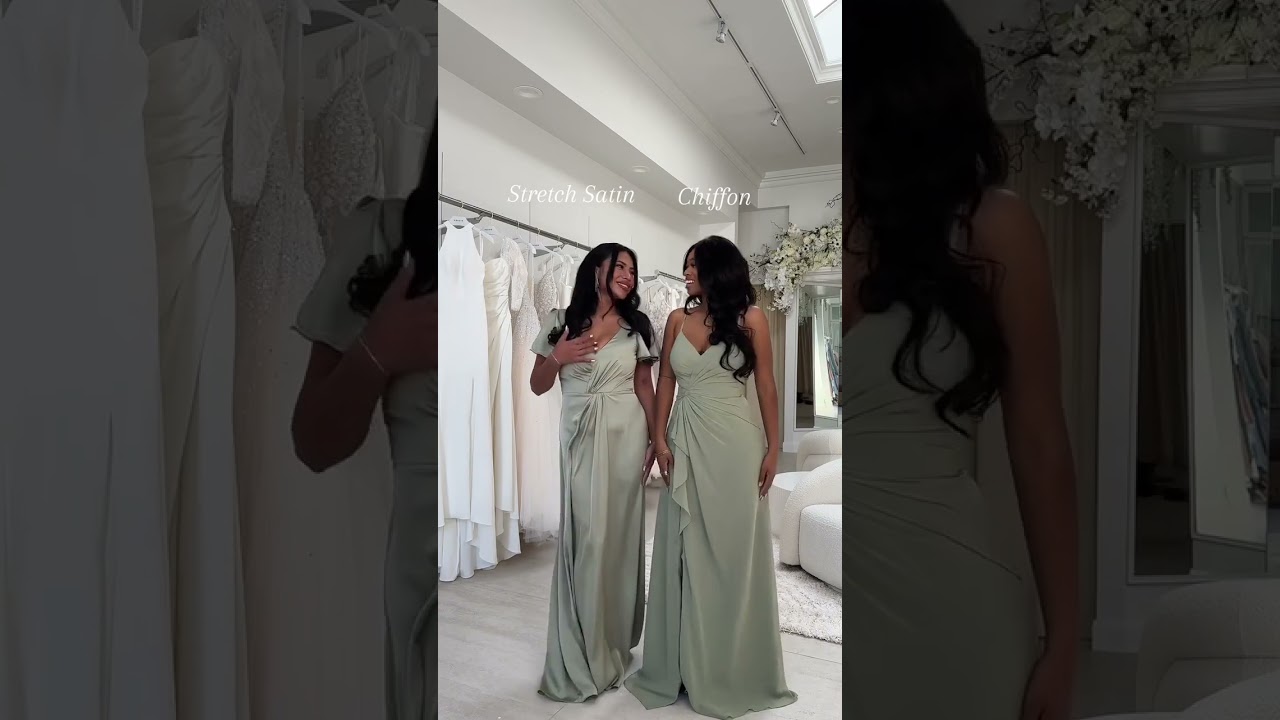 Pistachio Bridesmaids Dresses 