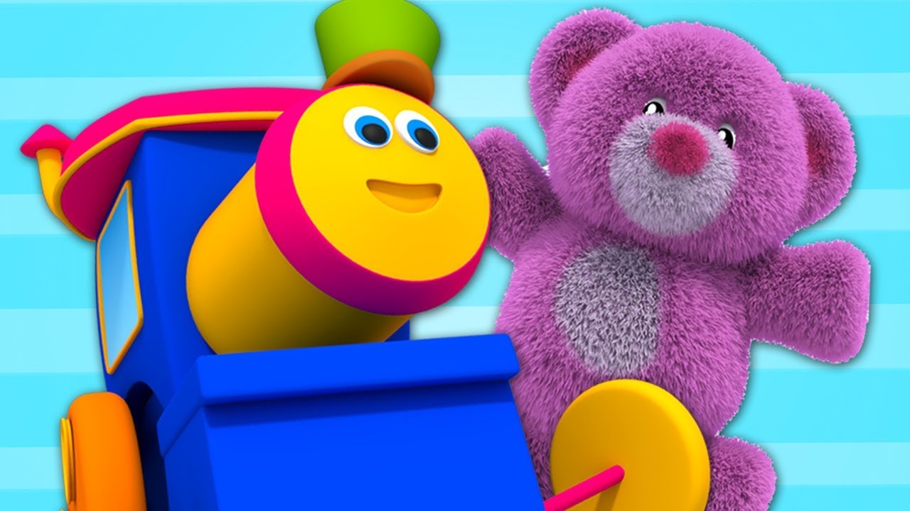 ⁣Bob el tren | oso de peluche dar la vuelta | poema de niños | Nursery Rhyme | Bob Teddy Bears