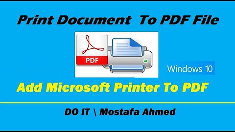 How to Enable Microsoft Print to PDF on Windows 10