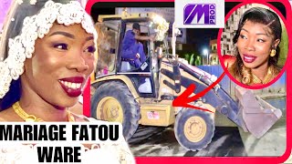 RÉCEPTION MARIAGE FATOU WORE 'DU JAMAIS VU CATERPILLAR BULDOZER MOKO EUNEDI ENTRÉE BOU DOYWAR