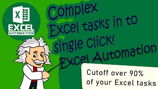 Excel automation | Automate your repetitive, complex, boring manual excel tasks | Easy Excel.