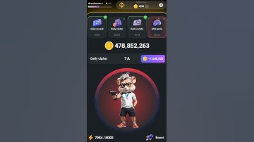 Hamster Kombat Daily Cipher Code Today - 15 August