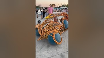 This homemade vehicle has got some serious sting! 🦂 #vehicles #scorpion #cars