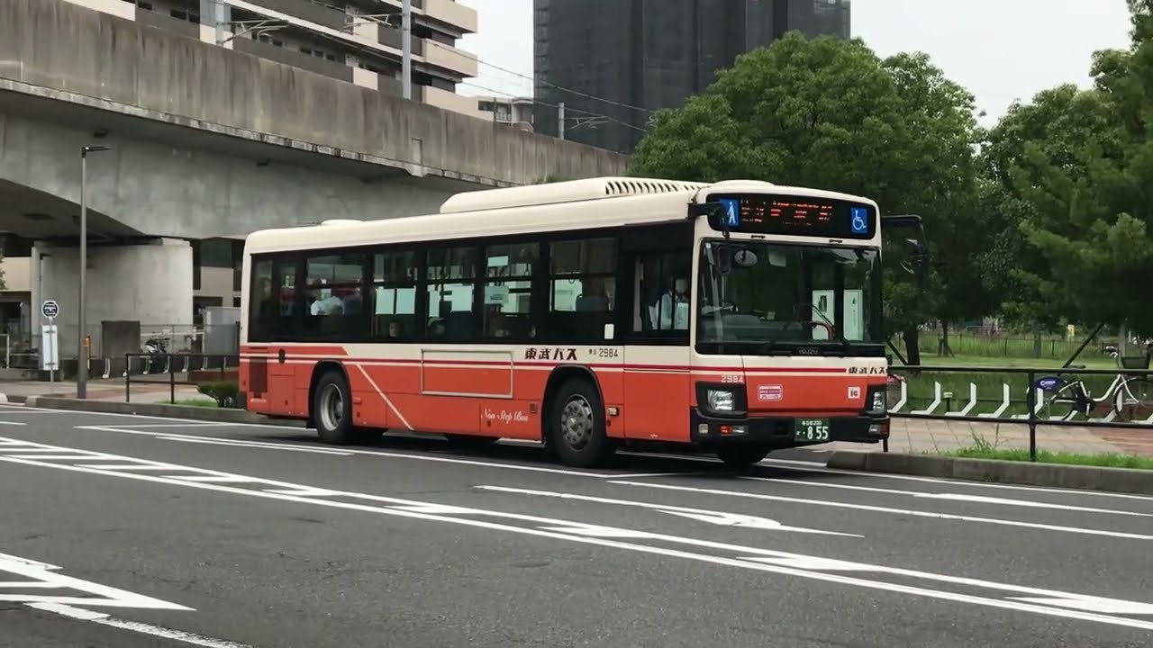 東武バスセントラル いすゞエルガ 2984号車 金52 三郷駅行き 三郷中央