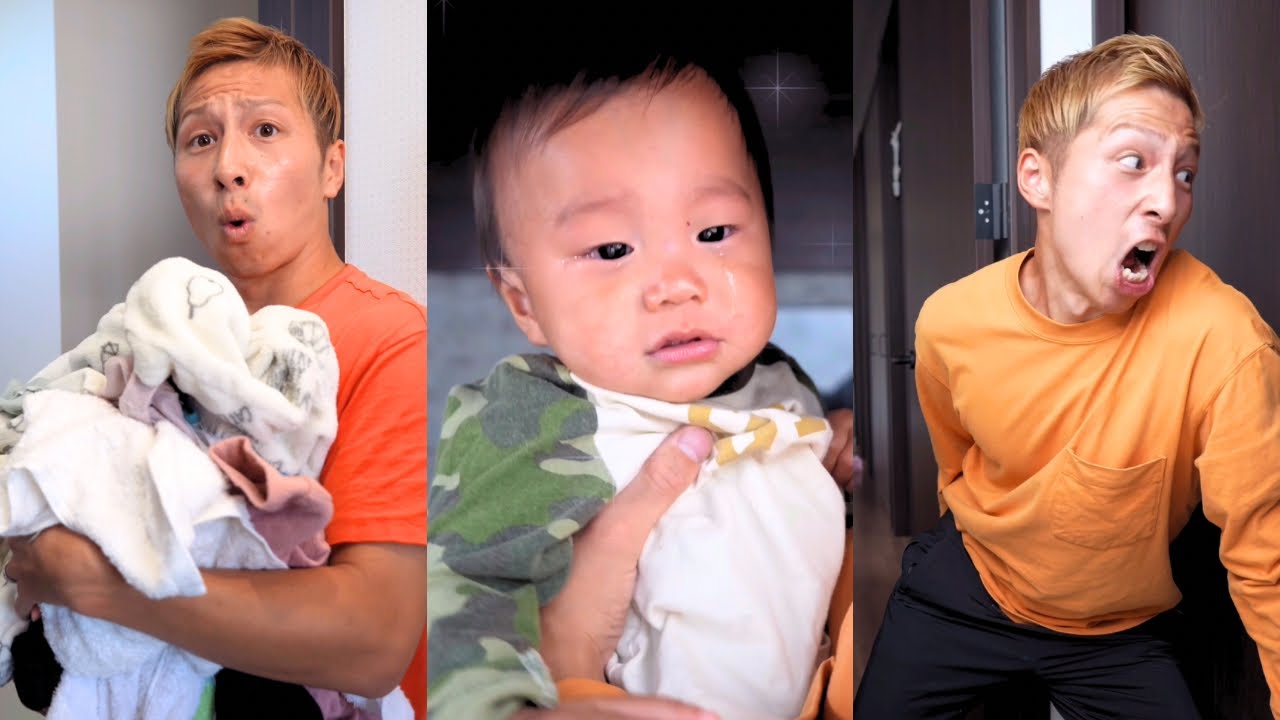 ようじパパ Funny Dad🕺】 Yoshipapa's funny video🤣🤣🤣#87/family#daddy's work