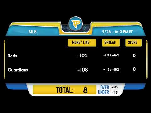 Cincinnati Reds vs Cleveland Guardians 9/26/2023 無料のMLB予測、今日のMLBベッティングのヒント
