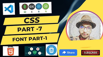 font in css | CSS tutorial | Web development Tutorial