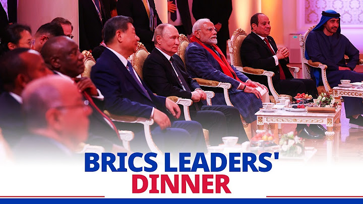 PM Modi and other BRICS leaders attend dinner hosted by President Putin in Kazan, Russia